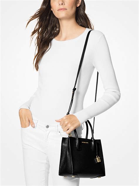 michael kors lillie pebble leather crossbody|Michael Kors mercer small.